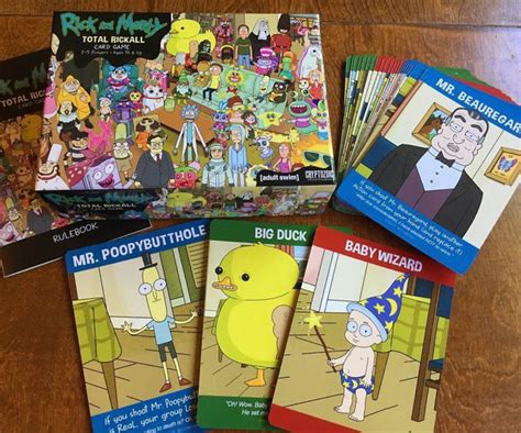 Rick and Morty: Total Rickall Card Game Rulebook .